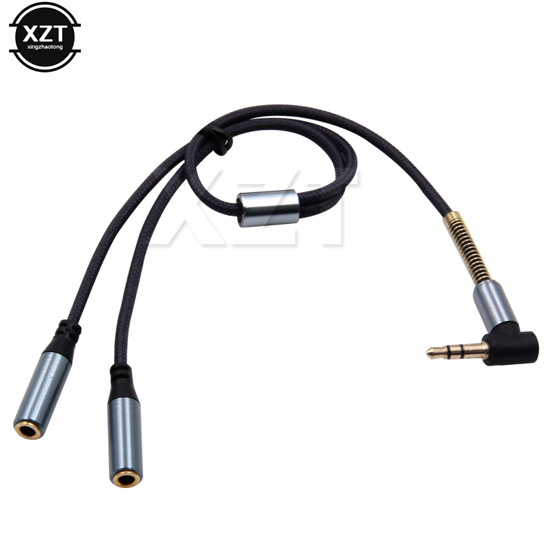 Earphone Splitter Jack - 3.5Mm 1 Ra 2 Âm Thanh
