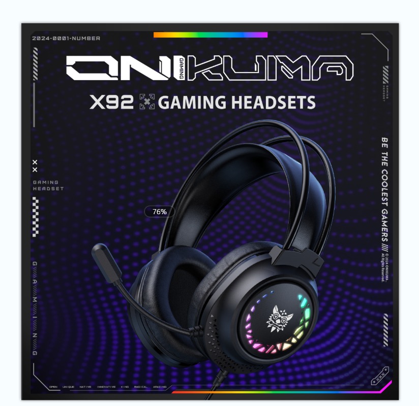 Gaming Headset Rgb - ONIKUMA X92 Wired Gaming Headset RGB