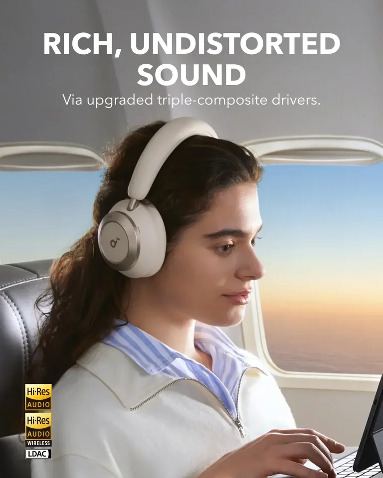 Soundcore Space One Pro 60H A3 - đánh giá và giá Noise Cancelling Headphone