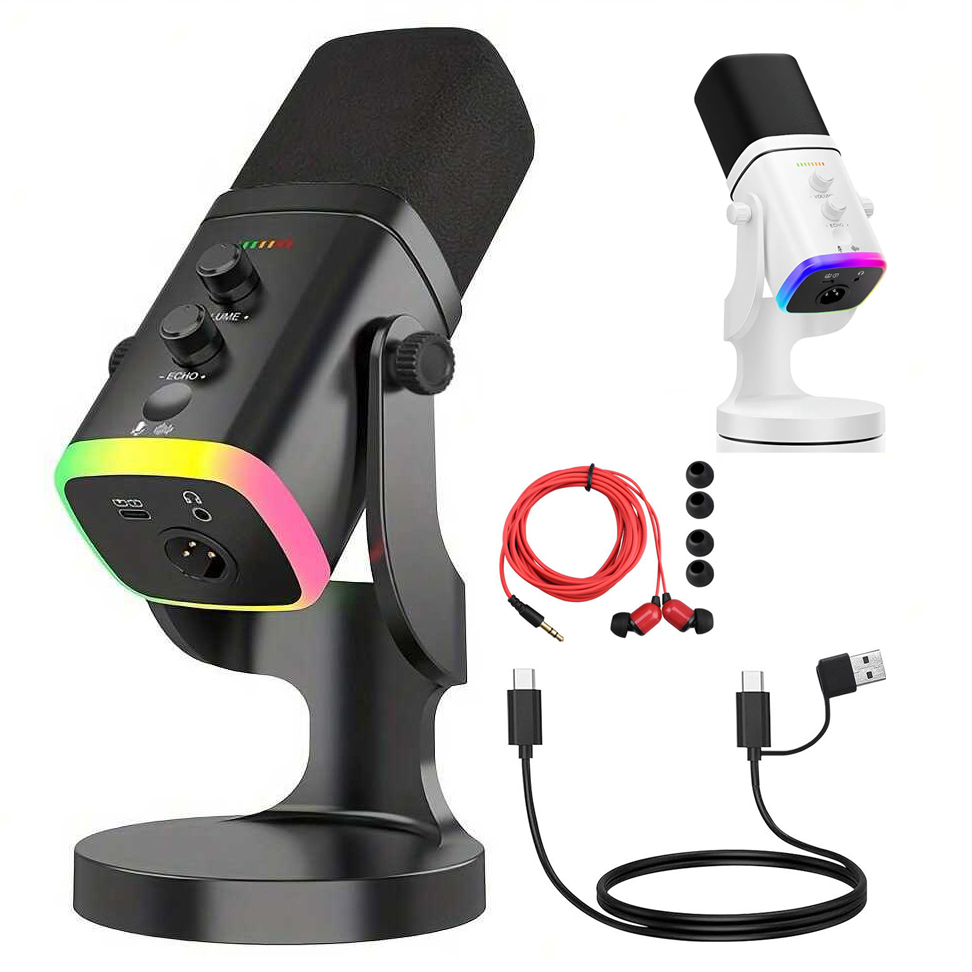 USB/XLR Dynamic Microphone for - đánh giá và giá Gaming Headset Rgb
