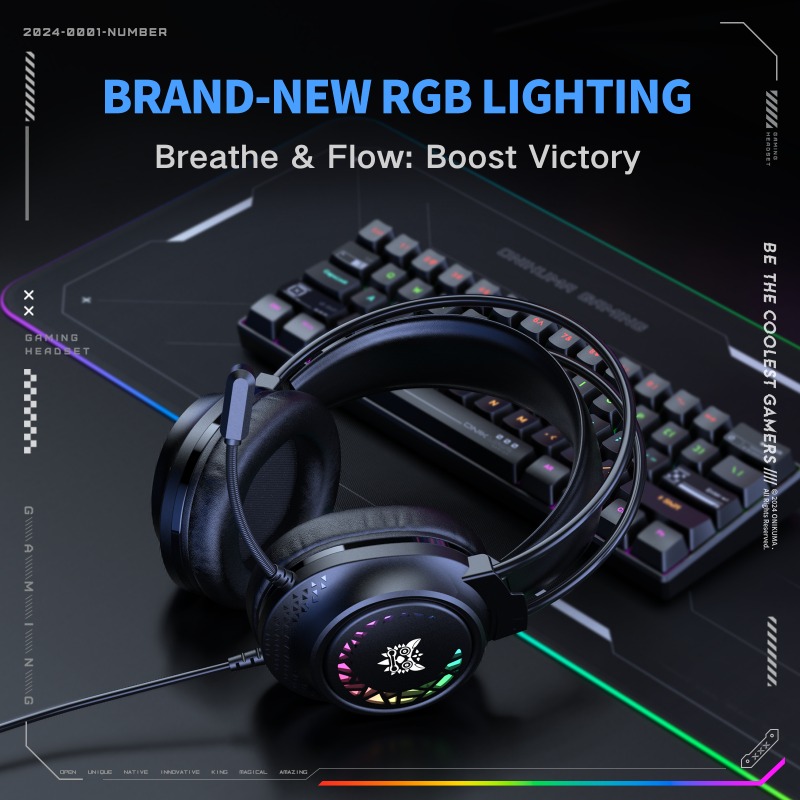 ONIKUMA X92 Wired Gaming Heads - đánh giá và giá Gaming Headset Rgb