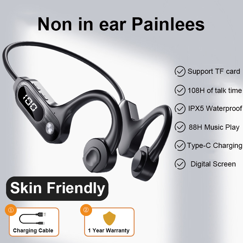 Bone Conduction Bluetooth 5.3  - đánh giá và giá Sports Earphone Hook