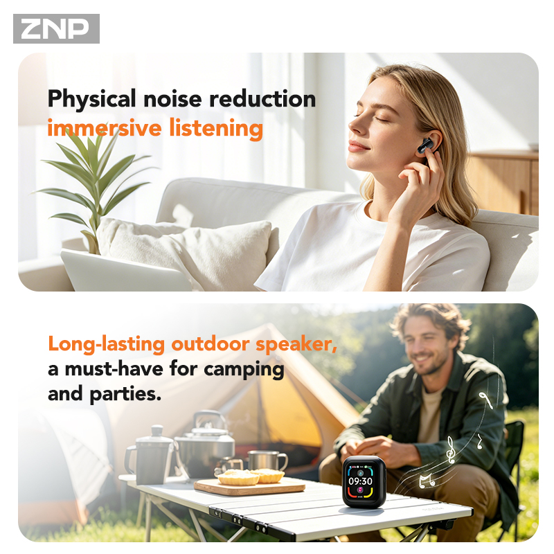 ZNP N04 TWS Wireless Earbuds W - đánh giá và giá Earbuds Charging Case