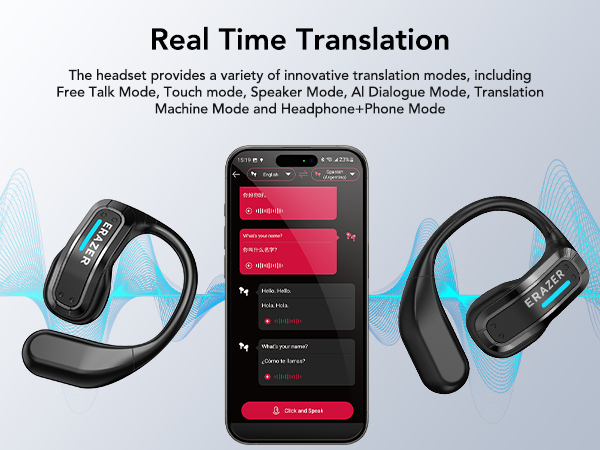 ERAZER X8 Real Time Translatio - đánh giá và giá Usb C Earphone