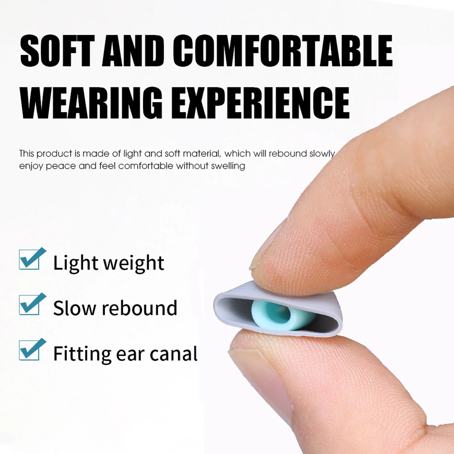 Noise Cancelling Earbuds Soft  - đánh giá và giá Silicone Ear Tip Replacement