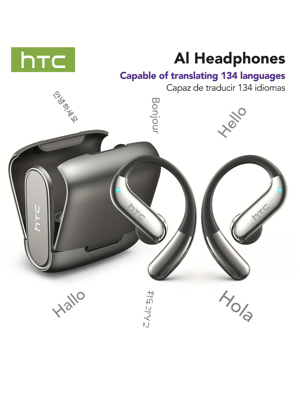 Open-ear Bluetooth Headphones  - đánh giá và giá Earbuds Charging Case