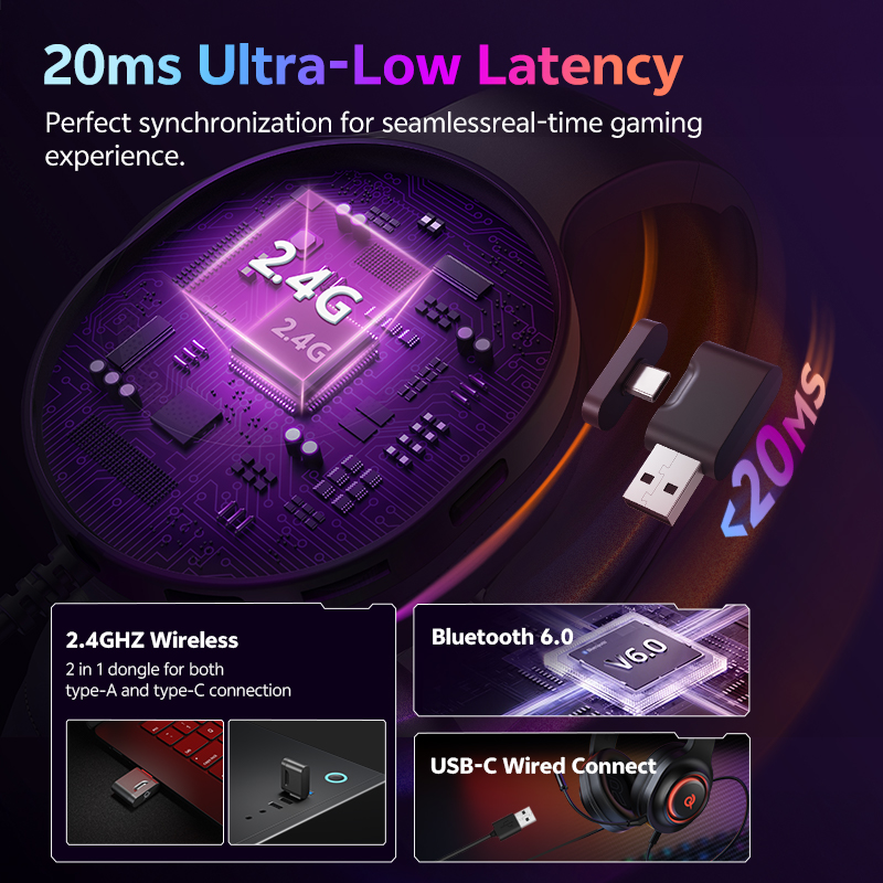 QCY Heroad V200 Gaming Headset - đánh giá và giá Gaming Headset Rgb