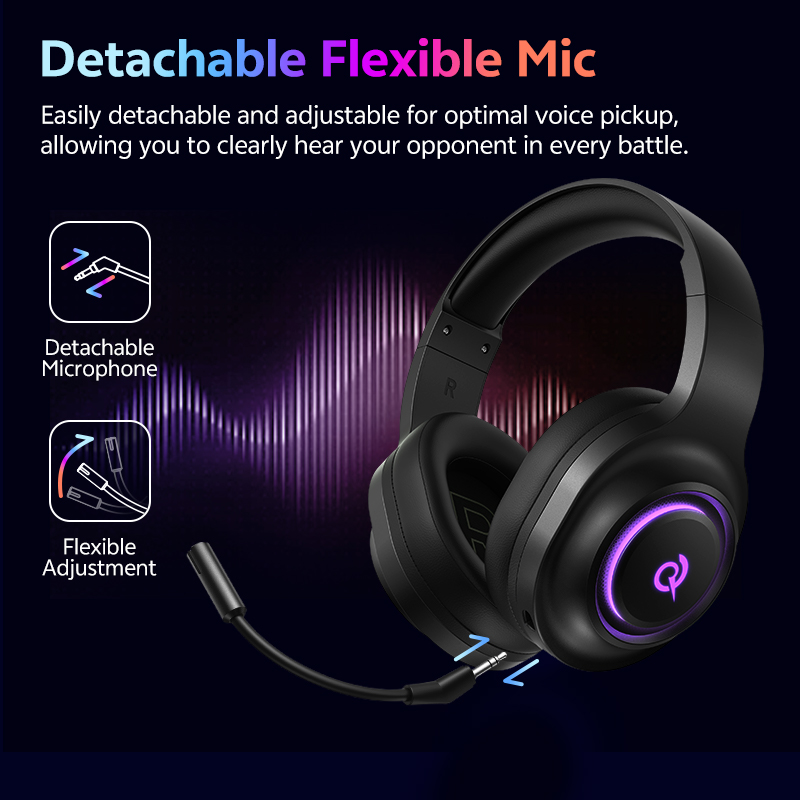QCY Heroad V200 Gaming Headset - đánh giá và giá Gaming Headset Rgb