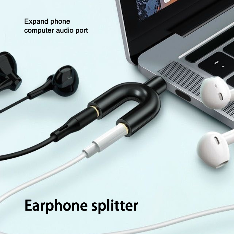 3.5mm headphone splitter micro - đánh giá và giá Earphone Splitter Jack