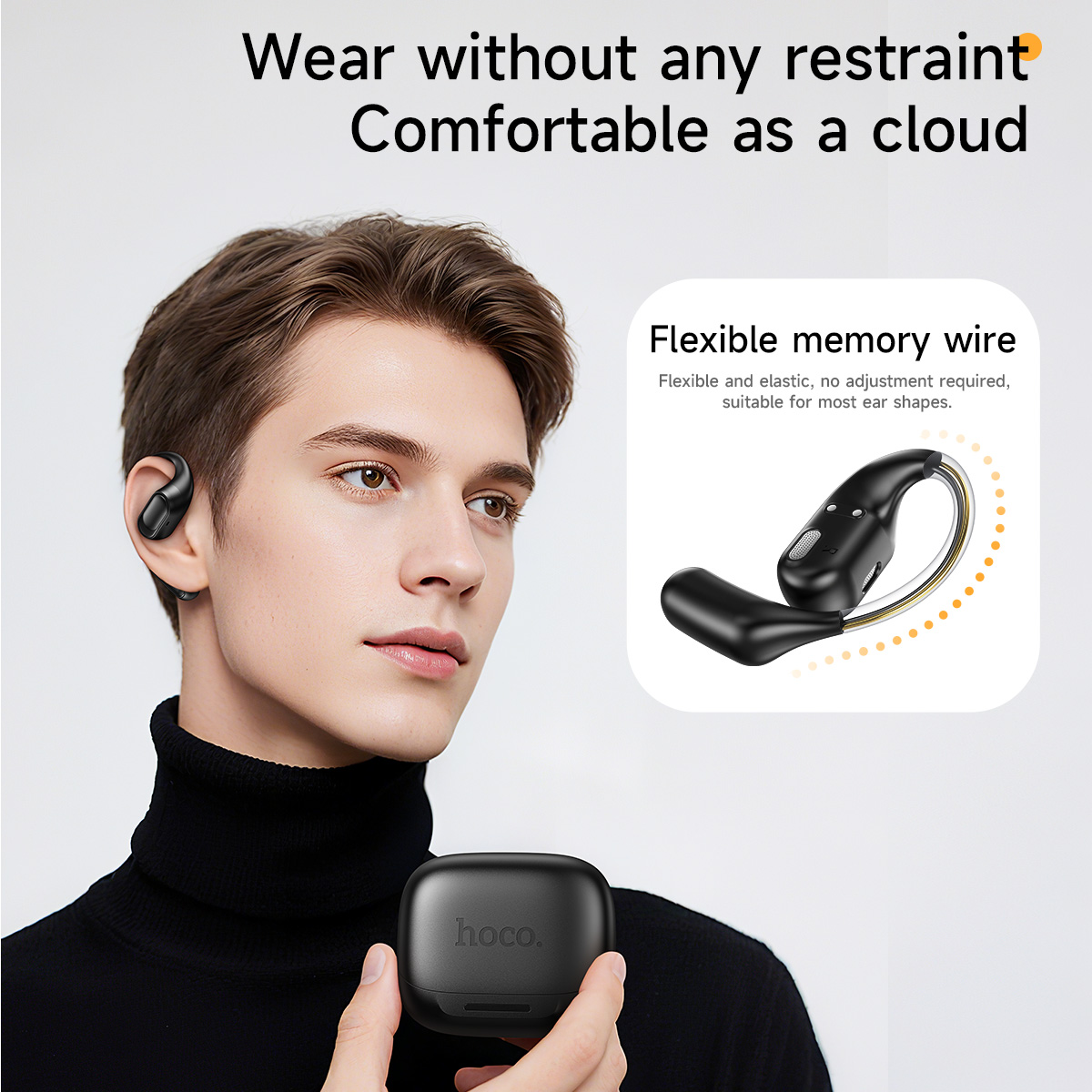 HOCO Open-Ear Wireless Bluetoo - đánh giá và giá Sports Earphone Hook