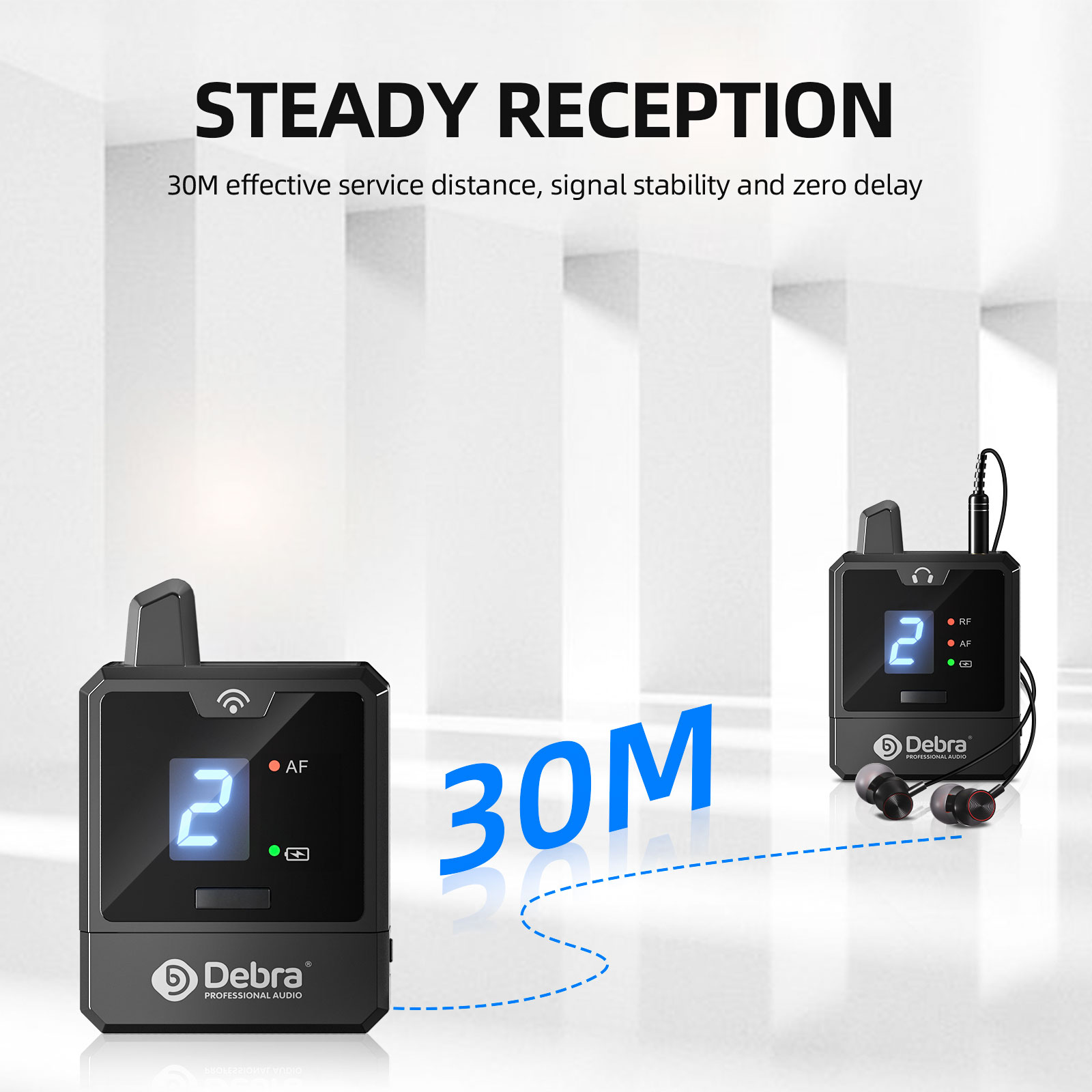 Debra UHF IEM Wireless In-Ear  - đánh giá và giá In Ear Monitor Iem