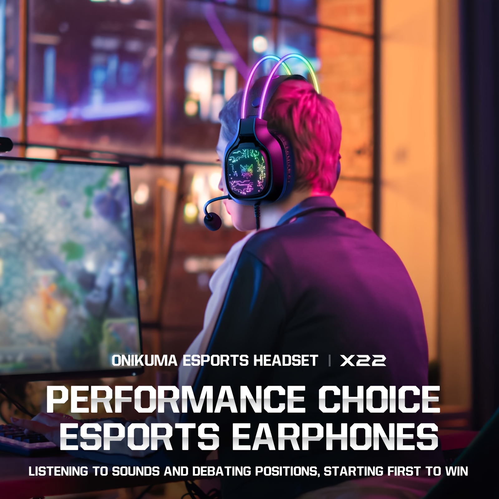 ONIKUMA X22 Wired Gaming Heads - đánh giá và giá Gaming Headset Rgb